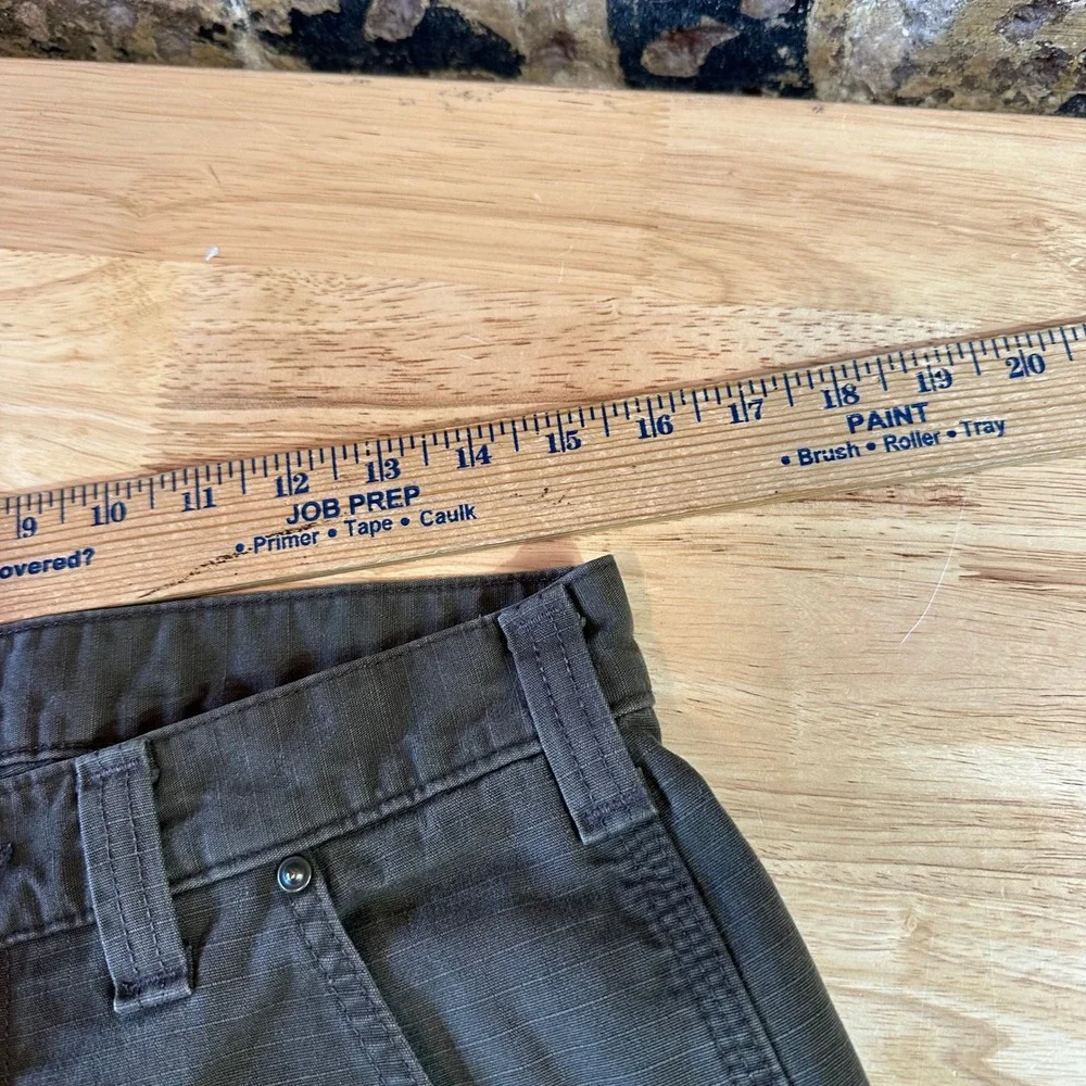 Carhartt B342 DFE Cargo Pants Ripstop Workwear Men's Size 31x32 Dark Coffee